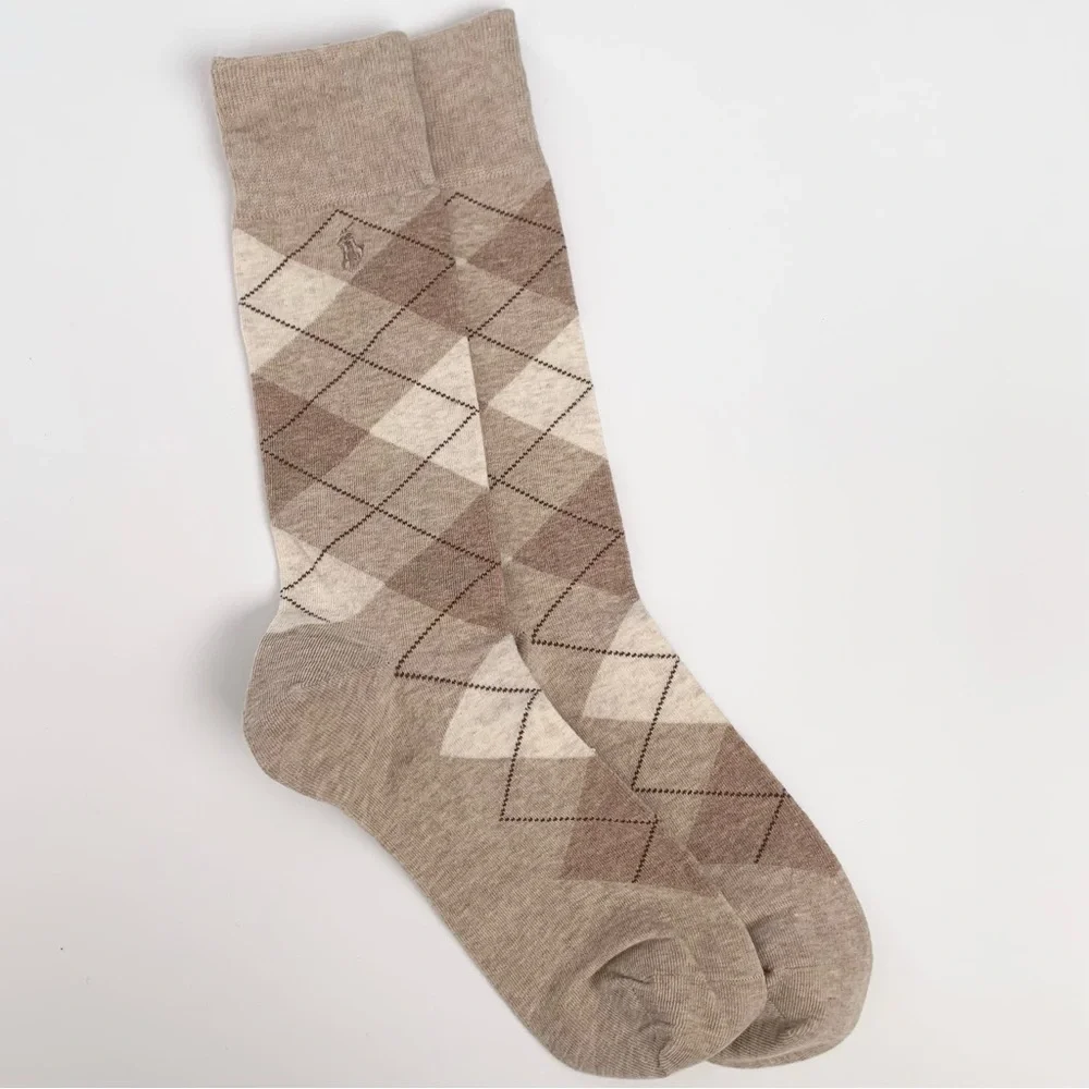 NWOT Argyle Patterned long Socks